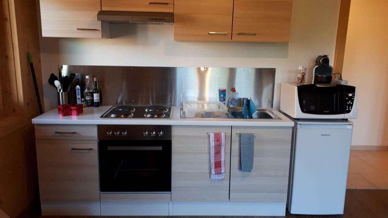 Joli Studio Meuble De 38M2 Dans Chalet Construit En 2016 Leysin Exterior photo